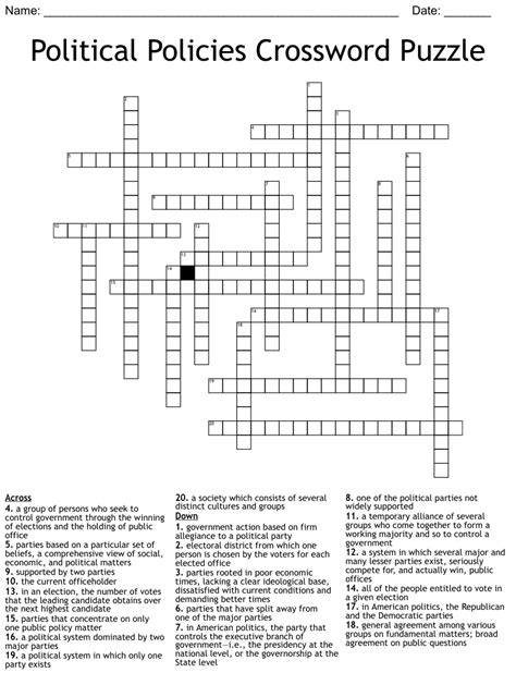 The Crossword Solver found 30 answers to "political campaign catchphrase (6)", 6 letters crossword clue. The Crossword Solver finds answers to classic crosswords and cryptic crossword puzzles. Enter the length or pattern for better results. Click the answer to find similar crossword clues . Enter a Crossword Clue.